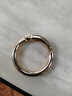 潤華年金屬環(huán)彈簧扣圓環(huán)扣圓圈扣鑰匙圈開(kāi)口環(huán)包包扣包包配件五金掛鉤扣 大號內勁25外33(金色) 1個(gè) 曬單實(shí)拍圖