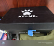 卡爾美（KELME）兒童足球鞋TF碎釘魔術(shù)貼免系帶防滑耐磨球鞋 天藍  35  曬單實(shí)拍圖