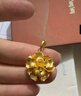 周生生幸福花黃金吊墜生生有禮足金掛墜不含鏈女款78711P計(jì)價(jià) 6.96克(含工費(fèi)160元) 曬單實(shí)拍圖