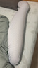 XBC天然乳膠抱枕長(cháng)條海馬型抱枕男女生款睡覺(jué)夾腿抱枕成人側睡床上用 海馬抱枕加長(cháng)款-配淺藍冰絲枕套 曬單實(shí)拍圖