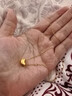 老鳳祥相思豆黃金吊墜女足金紅豆硬金掛墜項鏈生日情人節(jié)禮物送女友 足金吊墜約0.3-0.35g+S925銀鏈 曬單實拍圖