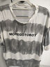 蘑菇兔（MOREGOTO）男童t恤短袖棉6-12歲-14歲15歲青少年初中生男孩夏裝半袖潮寬松胖 白灰色 160加肥120斤左右 曬單實(shí)拍圖