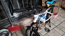 鳳凰（Phoenix）兒童自行車(chē)山地車(chē)男女學(xué)生腳踏車(chē)6-15歲童車(chē) 霸道 白藍色 20寸 曬單實(shí)拍圖