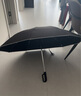 左都（ZUODU）全自動雨傘三折大號加固加厚結實抗風折疊傘晴雨兩用男士反向黑傘 曬單實拍圖