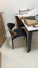 慕苑語(yǔ)樺侘寂風(fēng)餐椅家用輕奢餐桌椅凳子高級感咖啡廳書(shū)桌伊姆斯椅子 伊姆斯椅【咖色坐墊】2把起拍，碳素鋼架+高級納帕皮 曬單實(shí)拍圖