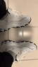 斯凱奇（Skechers）女鞋秋冬小白熊休閑鞋子厚底增高百搭運動(dòng)軟底老爹鞋99999863 白色/海軍藍色/WNV 38 曬單實(shí)拍圖