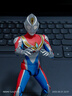 萬(wàn)代（BANDAI）SHF 真骨雕 戴拿 奧特曼 閃亮型 平成三杰 可動(dòng)手 戴拿 真骨雕 盒裝9新 曬單實(shí)拍圖