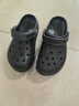 卡駱馳crocs貝拉洞洞鞋沙灘鞋包頭女鞋厚底拖鞋|210062 黑色-001(含智必星） 36 (220mm) 37 曬單實(shí)拍圖
