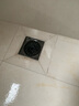 雨虹飛魚(yú)全銅防臭地漏衛生間洗衣機通用防返臭神器 槍灰地漏5件套送彎頭 曬單實(shí)拍圖
