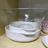 青蘋(píng)果食品級(jí)無(wú)鉛玻璃碗和面盆沙拉碗加厚大號(hào)湯碗揉面盆2.6L大容量 曬單實(shí)拍圖