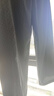 無(wú)印良品（MUJI）女式 萊賽爾混 輕便寬版褲褲子女款25年秋季寬松休閑褲闊腿褲 黑色圖案 M (160/66A) 曬單實(shí)拍圖