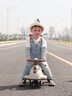 ANGI BABY兒童扭扭車1-3-6歲防側(cè)翻扭扭車可坐大人溜溜車搖搖車寶寶扭扭車 卡其色【藍(lán)牙+音樂(lè)+拖斗+推桿】 六一兒童節(jié)禮物扭扭車兒童車 曬單實(shí)拍圖