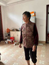 俞兆林（YUZHAOLIN）媽媽裝春秋單馬夾薄外套70歲中老年女裝春秋國風馬甲背心坎肩外穿 FQ1G5eU 紅花【上衣】 XL  建議85-105斤 曬單實拍圖