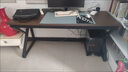 顧家家居電腦桌家用書房臺(tái)式電競(jìng)桌子工作臺(tái)移動(dòng)辦公桌簡(jiǎn)易寫字桌學(xué)生書桌 K型加固【胡桃木色】120CM包安裝 曬單實(shí)拍圖
