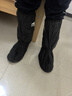 雨易思 高筒防雨鞋套男款成人戶(hù)外防水鞋套 黑色XXL 曬單實(shí)拍圖