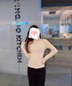 她享高領(lǐng)羊毛衫女堆堆領(lǐng)毛衣打底衫內搭30毛純色百搭針織衫女 T53Y114 曬單實(shí)拍圖