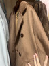 悅戎高端帶里襯純山羊絨大衣女中長(cháng)款秋冬加厚寬松100%羊絨外套101801 摩卡棕 S （105-120斤） 曬單實(shí)拍圖