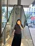 MsShe【冰爽絲半高領(lǐng)毛衣】大碼女裝2025秋裝胖mm顯瘦短袖針織衫 拿鐵色現貨 2XL 曬單實(shí)拍圖