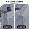 納利絲雨衣電動(dòng)車(chē)專(zhuān)用雙人防暴雨加大電瓶車(chē)摩托車(chē)雨披加厚男女騎行全身 6XL雙人-藏青【適合中小型車(chē)】 曬單實(shí)拍圖