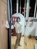 gxmy針織夾克外套男士休閑套裝春秋季高級感痞帥氣高街穿搭配衣服男裝 白色潮男一整套【四件裝】 XL 曬單實(shí)拍圖