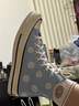 匡威（Converse）【夏季新品】匡威官方 1970S小雛菊刺繡高幫運動(dòng)休閑板鞋A16763C A16763C 38 曬單實(shí)拍圖