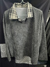 凌泊雪尼爾粗織條紋polo衛衣男秋季美式重磅長(cháng)袖t恤小香風(fēng)針織衫外套 深灰色【升級款】 XL 建議135-150斤 曬單實(shí)拍圖