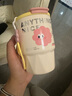物生物保溫杯女士咖啡杯高顏值吸管杯大容量水杯學生杯子七夕情人節(jié)禮物 曬單實拍圖