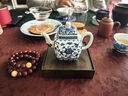 鐘家窯（Zhong' s Kiln）鐘家窯陶瓷茶壺柴窯青花手工手繪點工纏枝紋小號功夫泡茶壺小單壺 曬單實拍圖