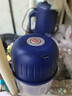 絞肉機小型打蒜器家用絞蒜切蒜器多功能輔食料理機電動蒜泥神器蒜蓉機自動切菜機壓蒜器 藍色-升級大電機 0.26L 曬單實拍圖