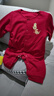 G.DUCKKIDS小黃鴨嬰兒連體衣春秋中國風(fēng)新生兒衣服滿(mǎn)月百天男女寶寶周歲禮服 紅色連體衣 73cm 73碼3-7月建議寶寶6-8公斤 曬單實(shí)拍圖