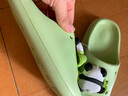 土豆屋兒童拖鞋中大童小孩室內(nèi)外防滑軟底涼拖鞋 熊貓綠色230碼 曬單實(shí)拍圖