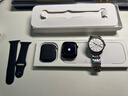 Apple/蘋(píng)果 Watch Series 10 智能手表GPS款46毫米亮黑色鋁金屬表殼黑色運動(dòng)型表帶S/M MX263CH/B 曬單實(shí)拍圖
