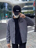 森馬男士夾克春秋款潮牌寬松翻領(lǐng)休閑衣服秋季薄款2025新款燈芯絨外套 M883深灰. M 曬單實(shí)拍圖