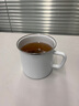 歐麗家 特厚搪瓷杯辦公杯咖啡馬克杯水杯古茶缸大號帶蓋子個(gè)性懷舊特厚款搪瓷杯 12cm特厚白色搪瓷杯一個(gè)（容量1000ml） 曬單實(shí)拍圖