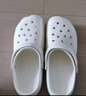 名創(chuàng)優(yōu)品（MINISO）洞洞鞋女男夏季外穿沙灘涼鞋防滑厚底踩屎感包頭涼拖鞋黑色38-39 曬單實(shí)拍圖