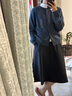 優(yōu)衣庫【加購】女裝精紡美利奴羊毛圓領(lǐng)針織開(kāi)衫/長(cháng)袖通勤478331 05 天灰色 M 曬單實(shí)拍圖