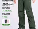 唐獅童裝兒童速干傘兵褲2025春秋款女童輕薄透氣防曬長(cháng)褲男童吸濕耐磨褲子 【透氣耐磨】軍綠/黑騎馬 150 曬單實(shí)拍圖