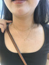 UR2025秋季新款女裝休閑簡約拼接修身短袖連衣裙UWM750025 黑色 (偏長) M 曬單實拍圖