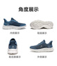 足力健老人鞋閏月鞋透氣網(wǎng)孔夏涼鞋輕便柔軟舒適送禮長輩男女士休閑鞋 男款珊瑚藍(lán)（2421502J） 42 曬單實(shí)拍圖