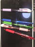 派通（Pentel）BLN105按動(dòng)藍色中性筆高顏值0.5mm簽字筆商務(wù)學(xué)生速干水筆水性筆文具 藍桿藍芯單支裝 曬單實(shí)拍圖