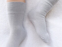 成長(cháng)寄寶寶襪子春秋薄款男女童純色無(wú)骨純棉a類(lèi)小童松口不勒腿吸汗防臭 白色+米色+黃色 1-3歲 M碼（建議腳長(cháng)12-14CM） 曬單實(shí)拍圖