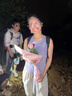 森馬（Semir）休閑褲女肌理長(zhǎng)褲松弛感25夏季松緊腰闊腿褲山本褲109325127007 曬單實(shí)拍圖