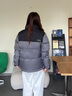 波司登25新款羽絨服男女同款情侶款短款運動(dòng)立領(lǐng)90絨保暖外套B250246380 霜降灰8K05 XS 155/80A 體重約100斤以?xún)?曬單實(shí)拍圖