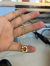 周大生復(fù)購補(bǔ)貼黃金套鏈女足金頸飾5G碎碎冰環(huán)項鏈七夕禮物送女友 3.96g 曬單實拍圖