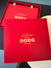 左蒂 臺歷2026年日歷記事本皮面馬年月歷大格子書(shū)寫(xiě)計劃本式年歷可拆卸雙圈臺歷禮盒送員工桌歷定制 曬單實(shí)拍圖