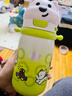 babycare西高地保溫杯學(xué)飲兒童寶寶學(xué)生上學(xué)水壺吸管直飲杯外出6月+-大青 曬單實(shí)拍圖