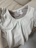 lululemon丨Smooth and Ribbed Nulu? 女士運動低圓領(lǐng) T 恤 LW3IS1S 淺象牙白 M /8 曬單實拍圖