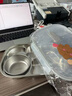 樂扣樂扣分格飯盒餐盤316不銹鋼學(xué)生上學(xué)專用5格便攜便當盒1500ML白色 曬單實拍圖