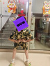 瑪米瑪卡（MOMOCO）男童夏裝兒童兩件套夏季新款韓版休閑套裝 迷彩綠  130  曬單實(shí)拍圖