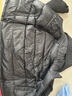 卡賓男裝 90鴨絨連帽羽絨服秋冬新款石墨烯保暖外套印花字母A 煤黑色01 XL /180/52 曬單實(shí)拍圖